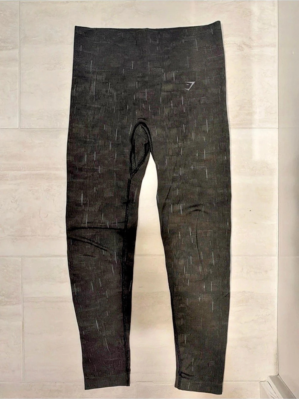 Gymshark Ribbed Leggings in Black Size Medium Like New